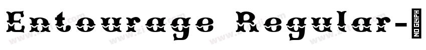 Entourage Regular字体转换
